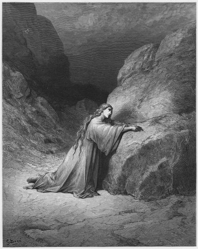 Mary Magdalene Repentant by Gustave Dore